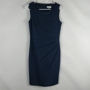 Calvin Klein knee length dress dark blue size 8